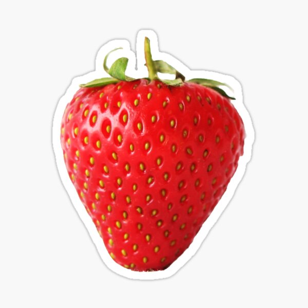 One Red Strawberry Sticker