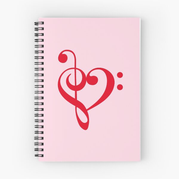 Item preview, I love music, red heart with music notes designed and sold by beakraus.