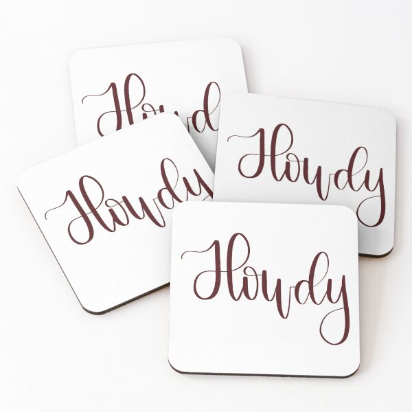 Item preview, Maroon Script Howdy designed and sold by eaprice19.