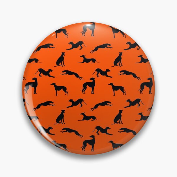 Item preview, Greyt Greyhound Silhouettes - FF5000 designed and sold by GreytGraphicals.