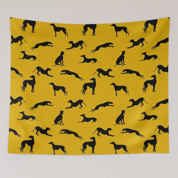 Artikelvorschau, Greyt Greyhound Silhouetten - E1AD01 entworfen und verkauft von GreytGraphicals.
