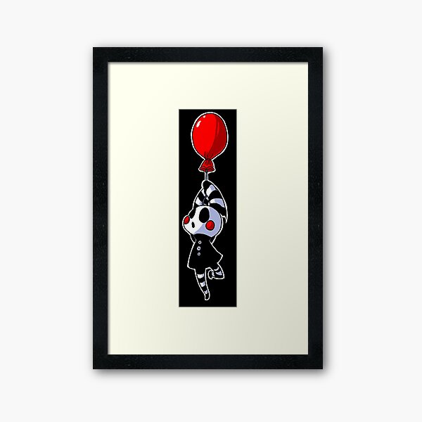 Puppet Balloon Framed Art Print