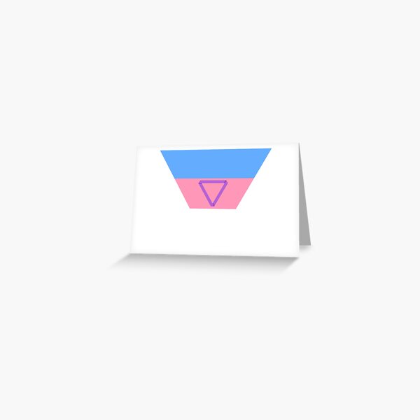 Non-Monogamous Pride Triangle Greeting Card
