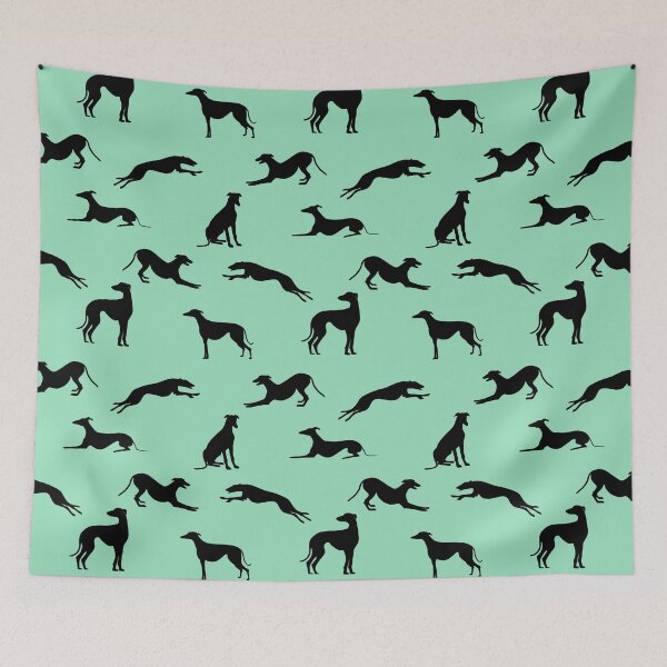 Item preview, Greyt Greyhound Silhouettes - 99E0BE designed and sold by GreytGraphicals.