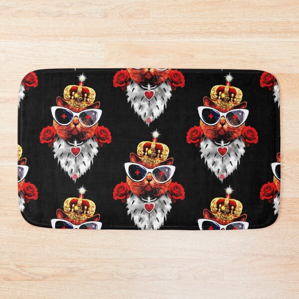 Item preview, 48 Cat King Queen Sunglasses Crown Roses designed and sold by Margarita-Art.