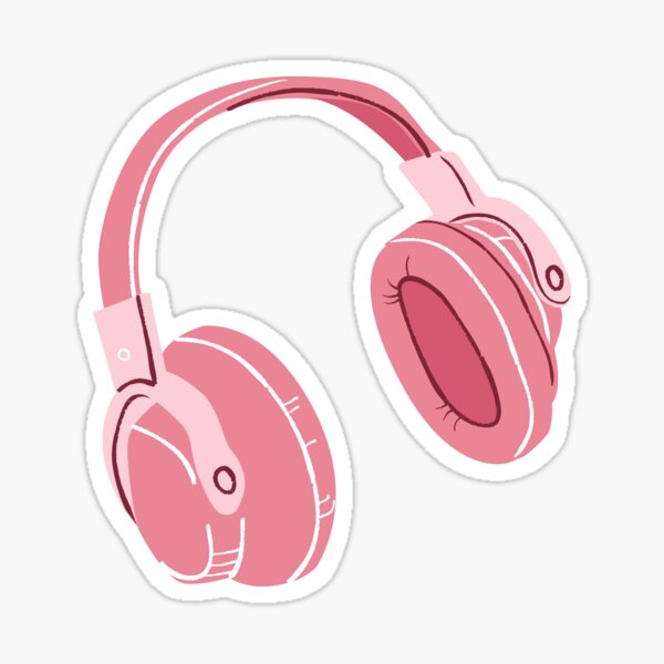 Pink Cute Music Headphones