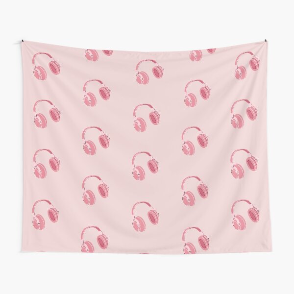 Pink Cute Music - Headphones  Sticker for Sale by KarolinaPaz