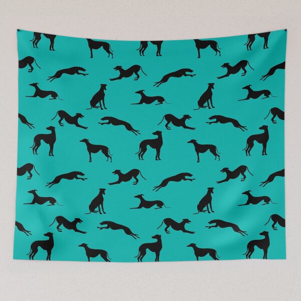 Item preview, Greyt Greyhound Silhouettes - 00BAB3 designed and sold by GreytGraphicals.