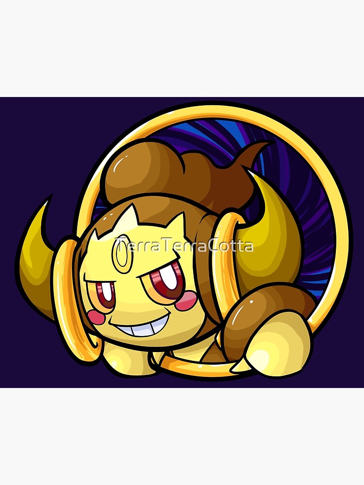 Pocketspace Hoopa Shiny Greeting Card By Terraterracotta Redbubble