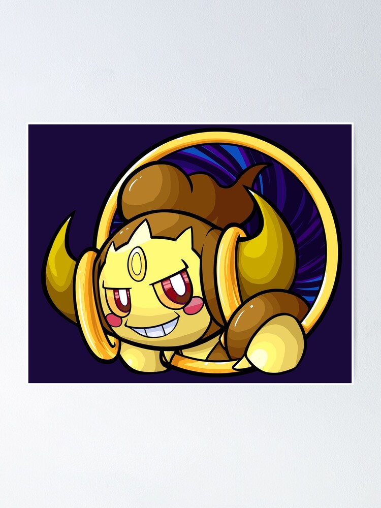 Pocketspace Hoopa Shiny Poster By Terraterracotta Redbubble