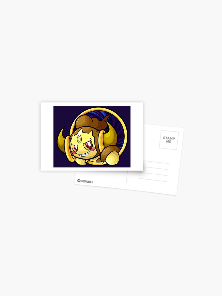 Pocketspace Hoopa Shiny Postcard By Terraterracotta Redbubble