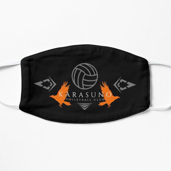 Karasuno High haikyuu volleyball team Flat Mask