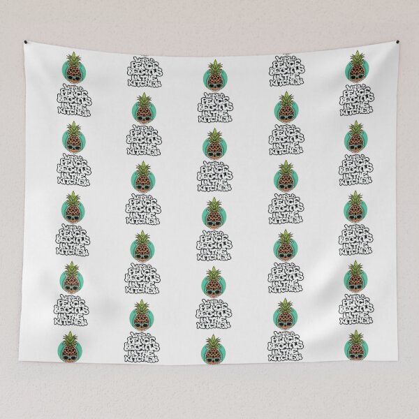 Item preview, Cool Pineapple Skull World Peace Begins In The Kitchen designed and sold by darknessjeff86.