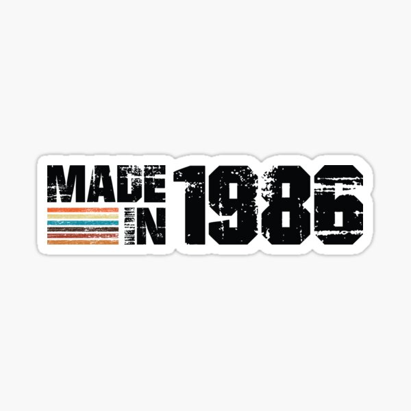 Artikel-Vorschau von Made in 1986 Vintage 34. Geburtstagsgeschenk, designt und verkauft von AlessiaJD.
