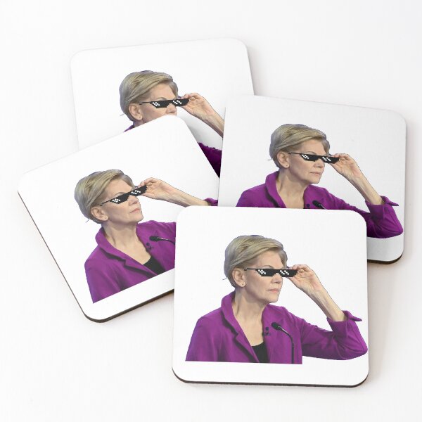 Item preview, Elizabeth Warren "Deal With It" designed and sold by jsetow.