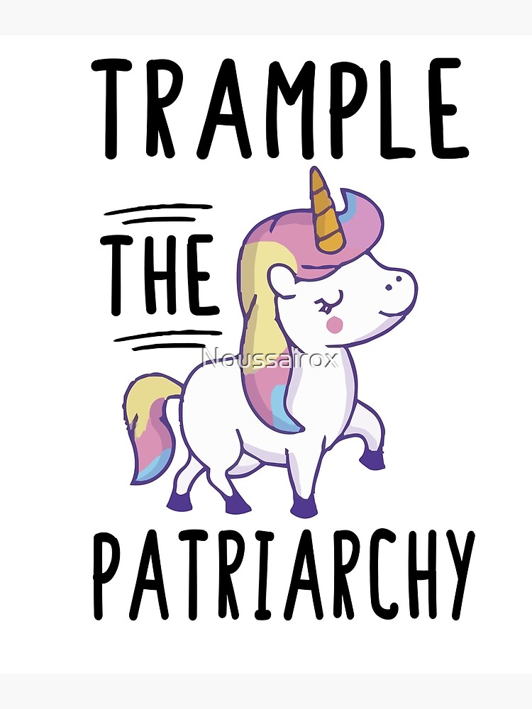 Disover Trample The Patriarchy, Feminista, Smash The Patriarchy Shirt, Feminism, Smash Patriarchy, Premium Matte Vertical Poster