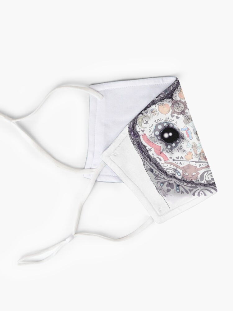 Alternate view of Sugar Skull Labyrinth Owl Mask