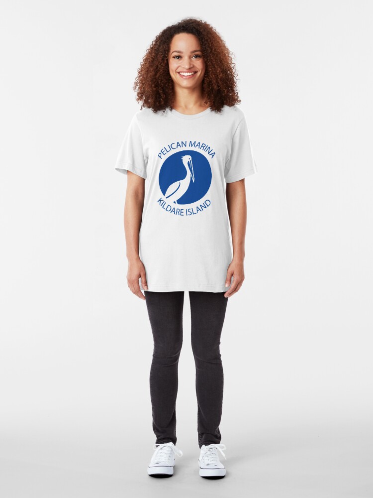 "Pelican Marina Kildare Island Tee Stickers Outer Banks Pogues