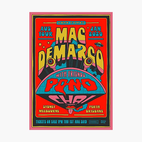 Mac DeMarco x Pond Chai Tour Photographic Print