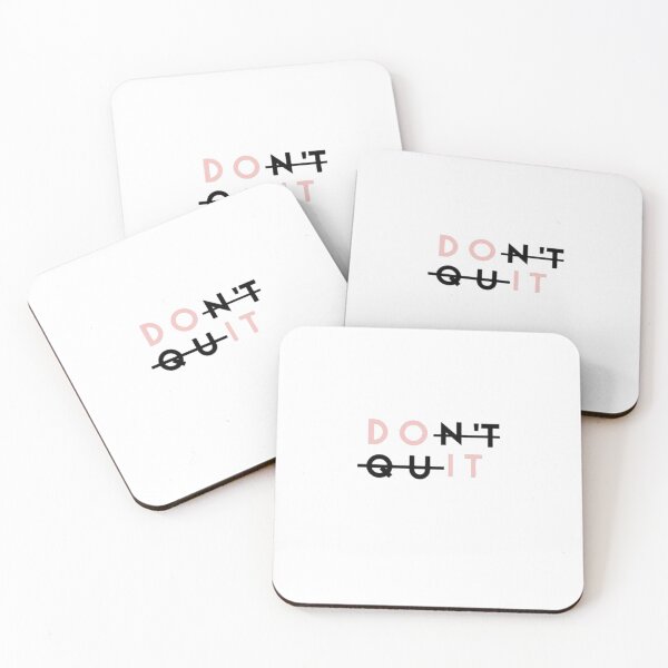 Item preview, Don't Quit! designed and sold by Ina Rrrr.