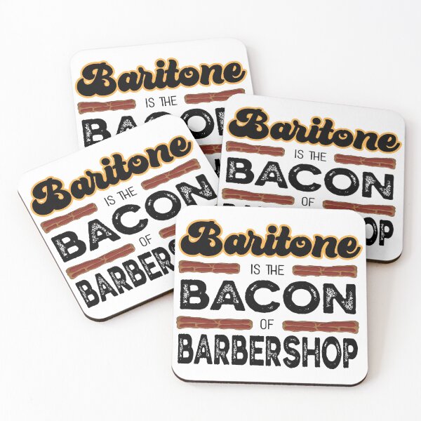 Item preview, Baritone is the Bacon of Barbershop designed and sold by DSeller.