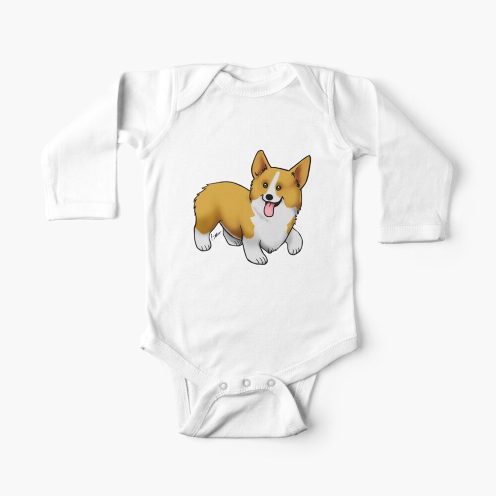Pembroke Welsh Corgi Baby One Piece By Jameson Redbubble