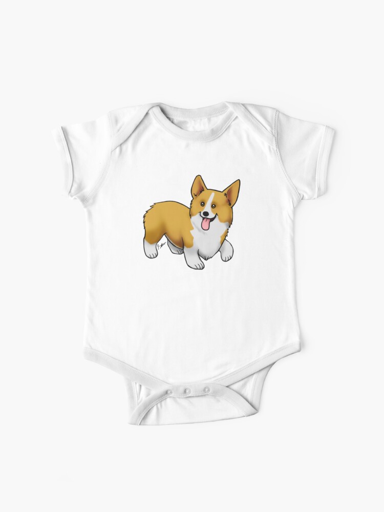 Pembroke Welsh Corgi Baby One Piece By Jameson Redbubble