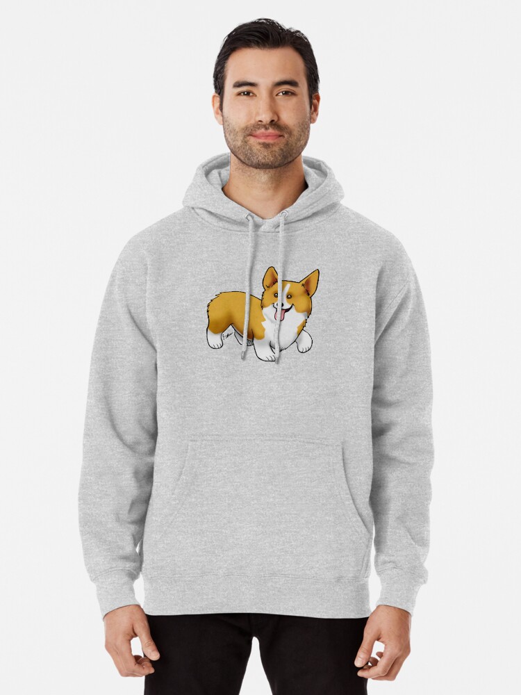 Alternate view of Pembroke Welsh Corgi Pullover Hoodie