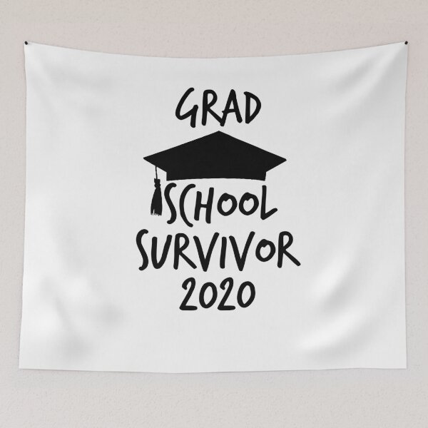 Item preview, Grad School Survivor 2020 / Funny Graduation Shirt / MBA School Graduation / PHD Graduation / Graduate School Graduation Gift / Graduation Shirts designed and sold by Noussairox.