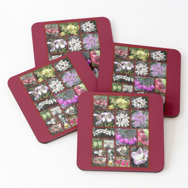 Item preview, Native Australian Flowers in Photo Collage designed and sold by NinLAheN.
