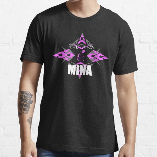 "Team Mina hot pink color emblem v2" Tshirt for Sale by GreyEyedMage