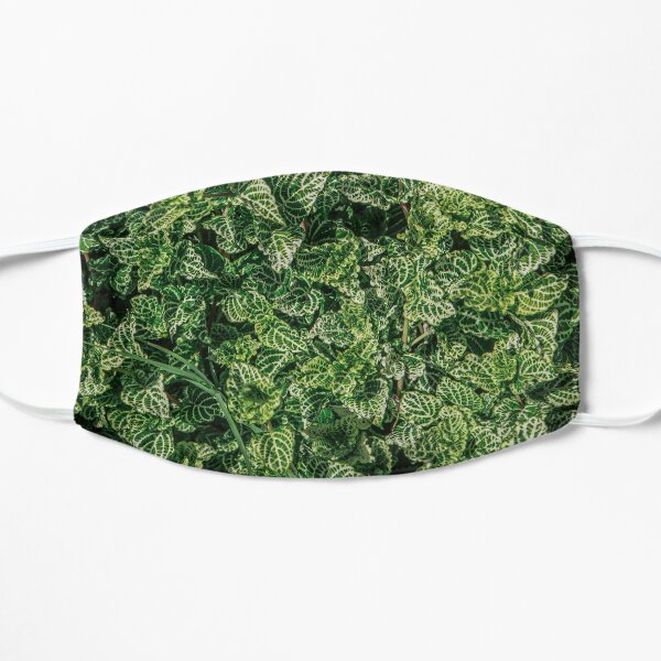 Green and White plant Mask