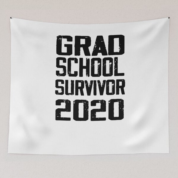 Item preview, Grad School Survivor 2020 / Funny Graduation Shirt / MBA School Graduation / PHD Graduation / Graduate School Graduation Gift / Graduation Shirts designed and sold by Noussairox.