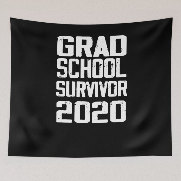 Item preview, Grad School Survivor 2020 / Funny Graduation Shirt / MBA School Graduation / PHD Graduation / Graduate School Graduation Gift / Graduation Shirts designed and sold by Noussairox.