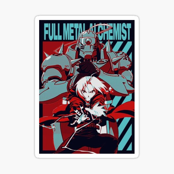 Full Metal alchemist Poster Sticker