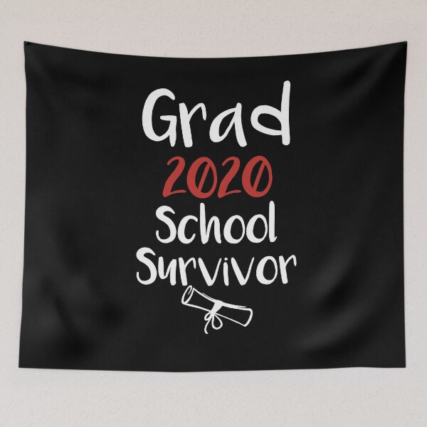 Item preview, Grad School Survivor 2020 / Funny Graduation Shirt / MBA School Graduation / PHD Graduation / Graduate School Graduation Gift / Graduation Shirts designed and sold by Noussairox.