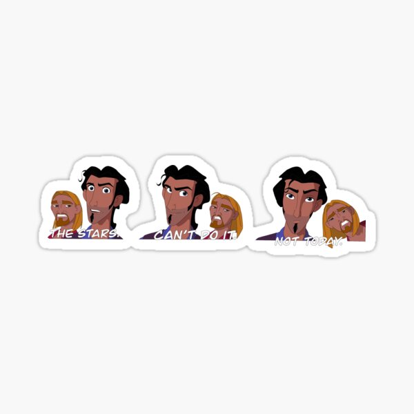 Not Today El Dorado Sticker