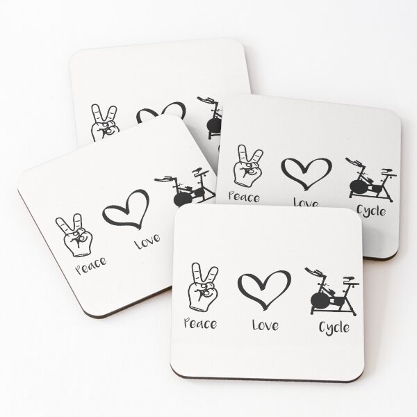 Item preview, Peace Love Cycle designed and sold by teeteeworld.