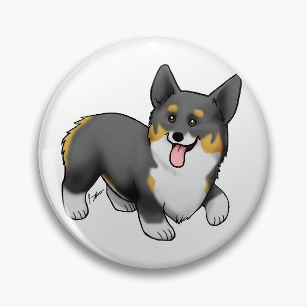 Item preview, Dog - Pembroke Welsh Corgi - Black Headed Tri-color designed and sold by Jennifer Stolzer.