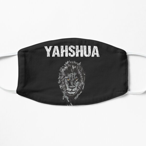 Yahshua - Hebrew Christ Lion Tribe Of Judah T-Shirt Flat Mask