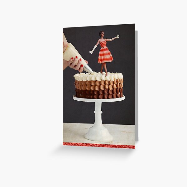 Item preview, Cake Walk - Vintage Inspired Collage designed and sold by JennCreatesArt.