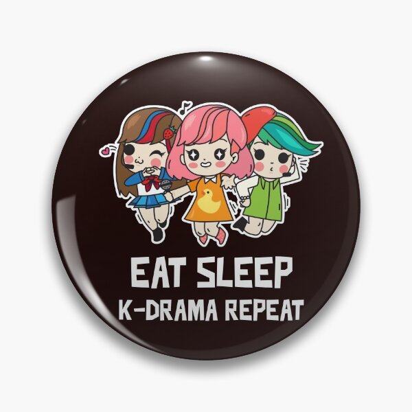 Item preview, Eat Sleep K-Drama Repeat designed and sold by larspat.