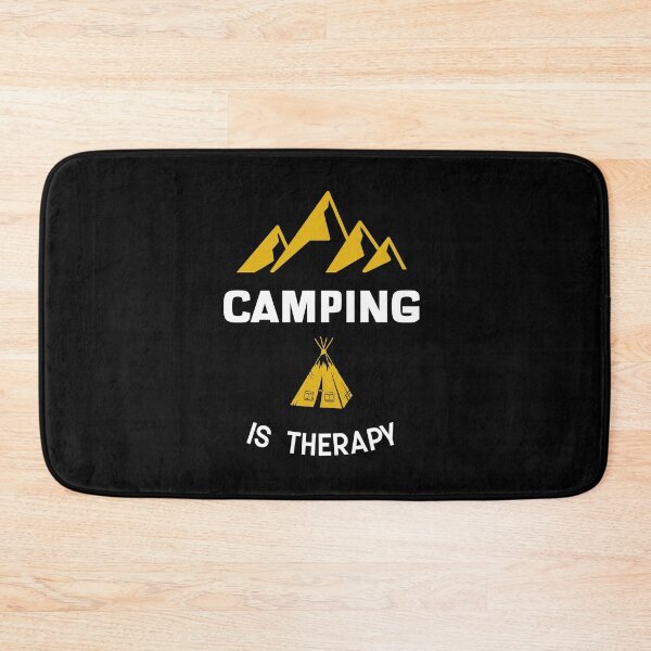 Item preview, Camping is Therapy designed and sold by friendlyspoon.