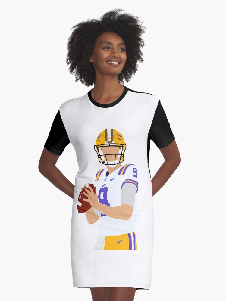 Joe Burrow' Graphic T-Shirt Dress for Sale by Kdolan23