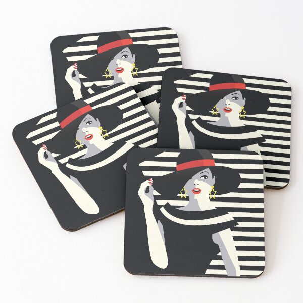 Item preview, Eighties Fashionista - Nagel Inspired Retro Socialite designed and sold by Lori-Goree.
