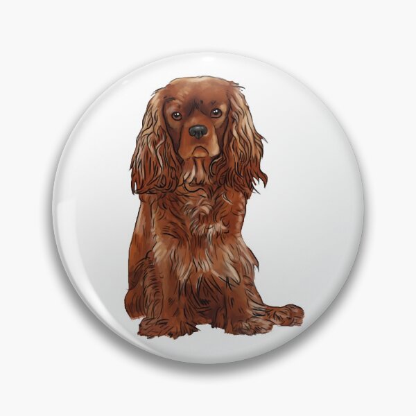 Item preview, Cavalier King Charles Spaniel - Ruby designed and sold by jollyinu.