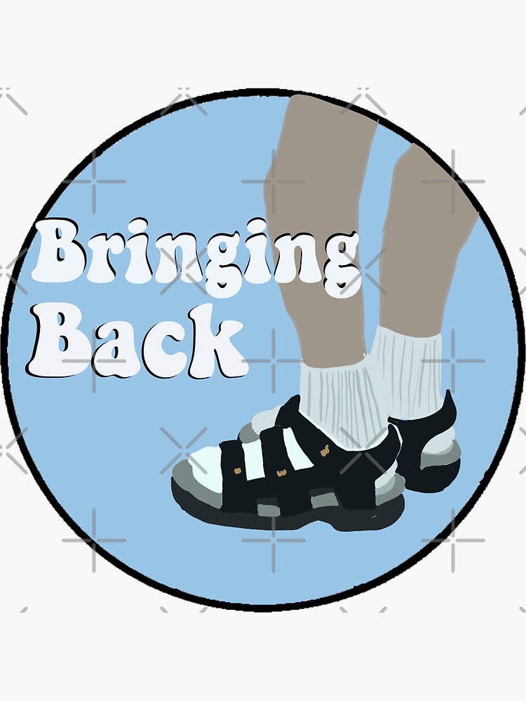 "Bringing back socks with sandals Sinjin Drowning " Sticker for Sale