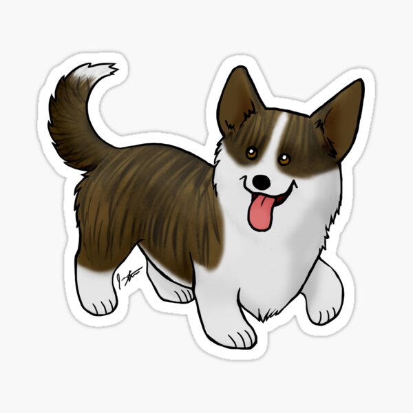 Cardigan Welsh Corgi - Brindle Sticker