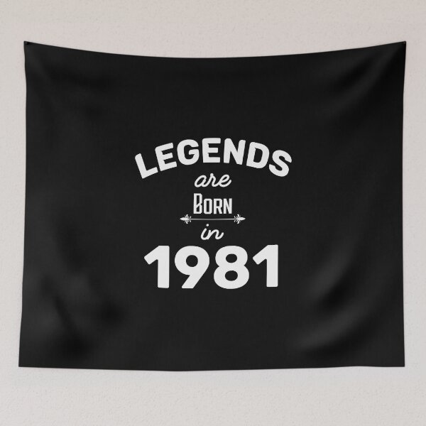 Item preview, Legends Are Born In 1981 - BirthDay Gift  designed and sold by anass002.