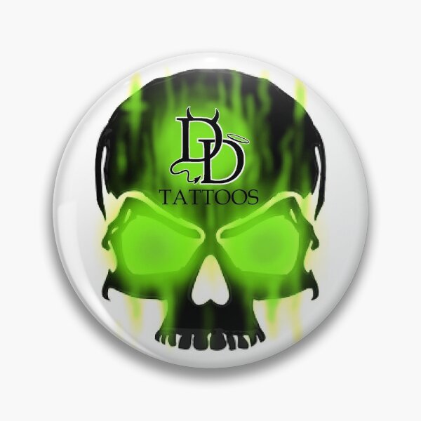 Item preview, Deviantly Devyn Tattoos with Skull designed and sold by Seren14.